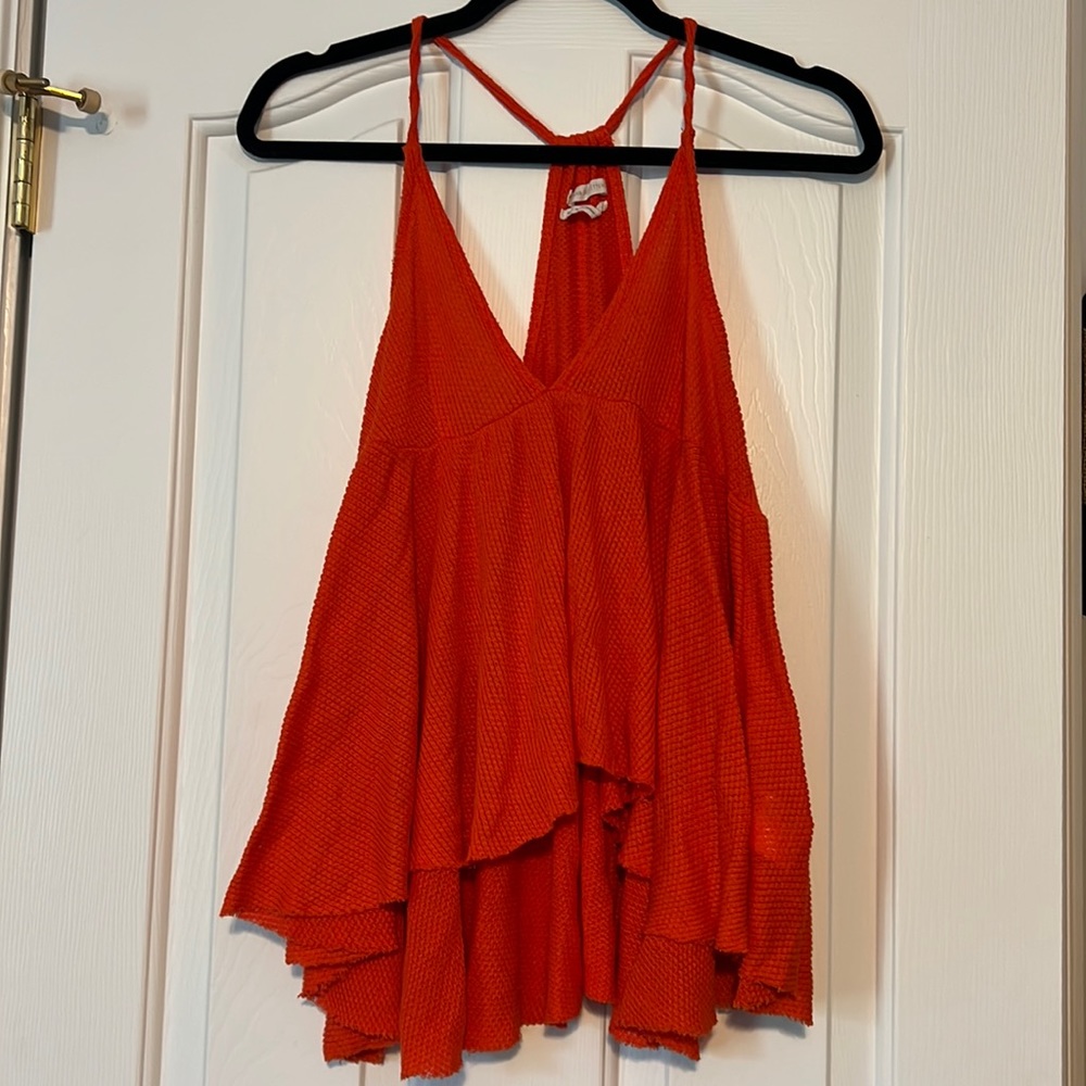 Urban Outfitters Orange Swing Tank